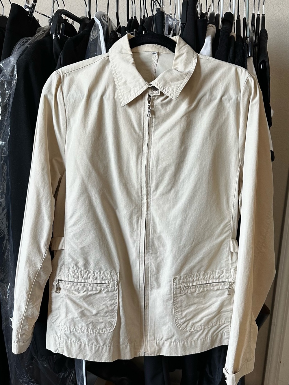 Lightweight Sporty Zip-Front Jacket Size-XL